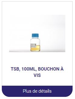 TSB 100Ml milieux de culture en bouteille alliance bio expertise