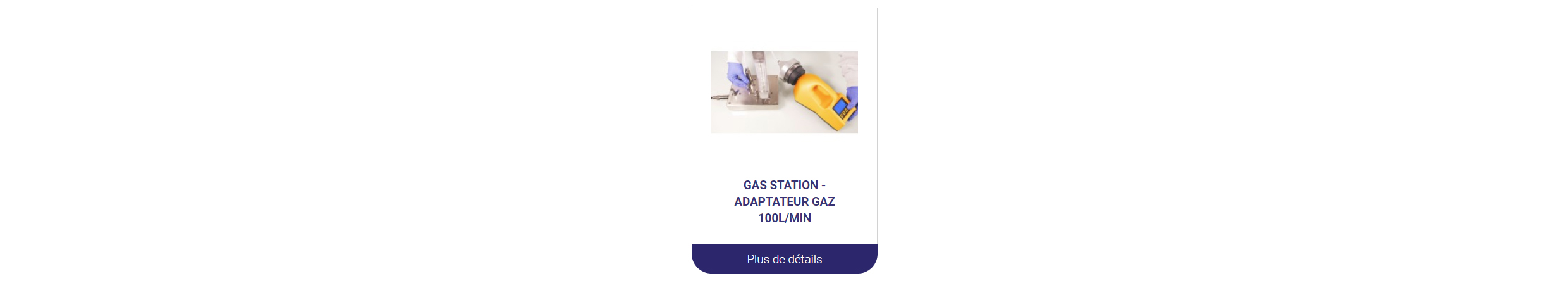 adaptateur gaz biocollecteur ABE